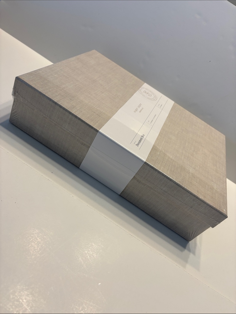 Sugar Paper Document Box with Box Labels - Picture 11 of 16